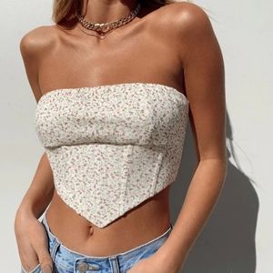 Princess Polly Ivy Bustier Floral Corset top